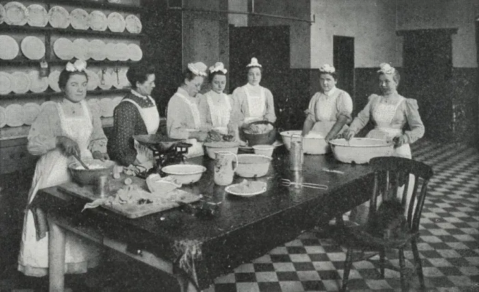 Framed Print : Royal Seamen and Marines Orphan Home, Portsmouth - Kitchen Framed Print : Royal Seamen and Marines Orphan Home, Portsmouth - Kitchen
