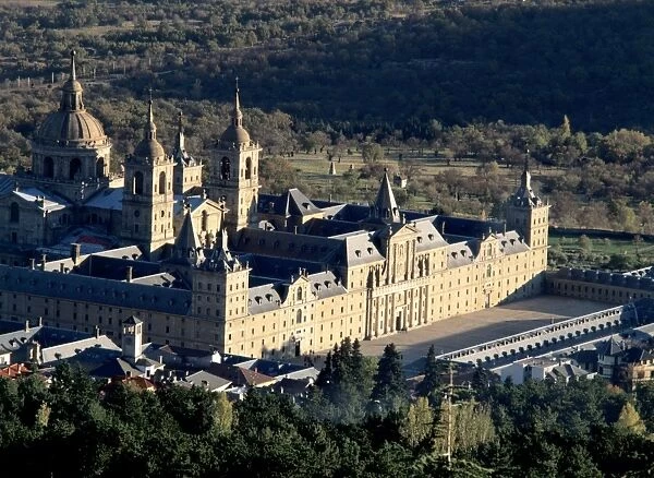 Royal Seat of San Lorenzo de El Escorial. Madrid. Spain