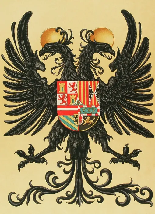 Framed Print : Royal Standard of Charles I of Spain and V of Germany Framed Print : Royal Standard of Charles I of Spain and V of Germany