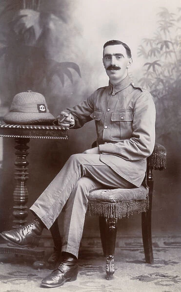 Royal Sussex Regiment soldier, Bangalore, India, WW1