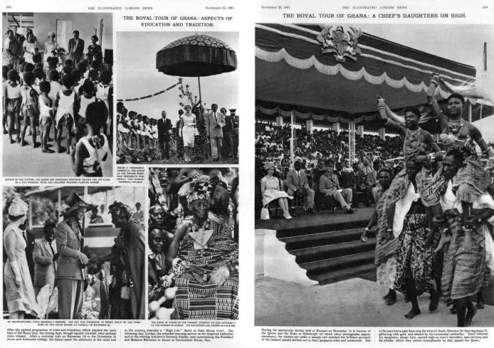 Framed Print : The royal tour of Ghana Framed Print : The royal tour of Ghana