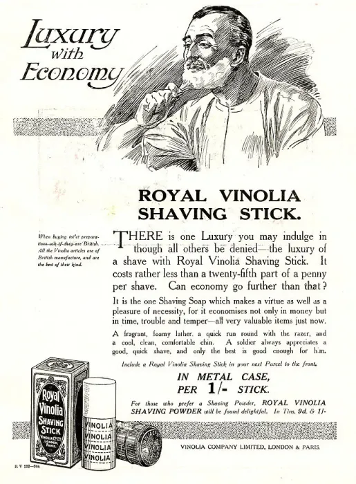 Framed Print : Royal Vinolia Advertisement Framed Print : Royal Vinolia Advertisement