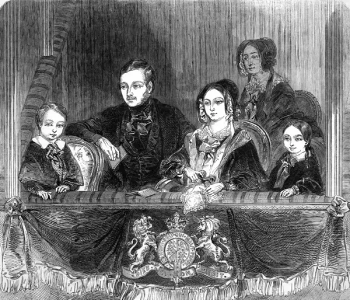Framed Print : The Royal visit to Astleys, 1846 Framed Print : The Royal visit to Astleys, 1846