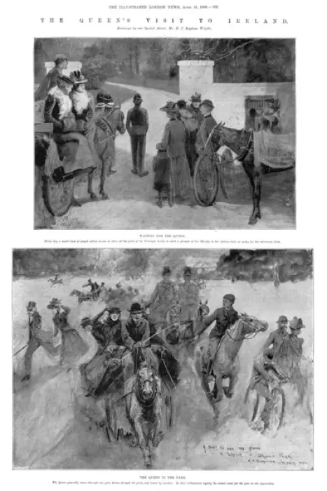 Framed Print : The Royal Visit to Ireland, 1900 Framed Print : The Royal Visit to Ireland, 1900