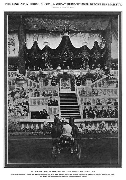 Framed Print : Royal visit to the Olympia Horse Show, 1908 Framed Print : Royal visit to the Olympia Horse Show, 1908