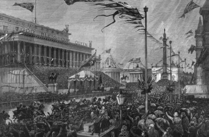 Framed Print : Royal visit of Queen Victoria to Liverpool, 1886 Framed Print : Royal visit of Queen Victoria to Liverpool, 1886