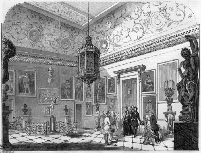 Framed Print : Royal Visit to Stowe House Framed Print : Royal Visit to Stowe House