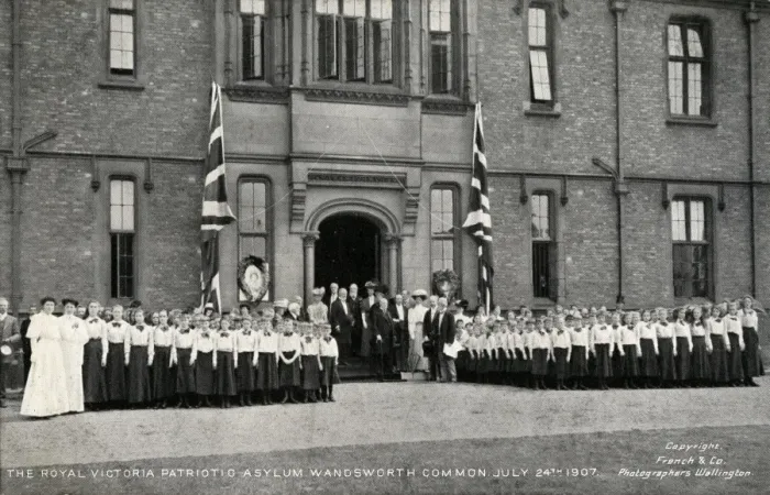 Framed Print : Royal visit to Victoria Patriotic Asylum, Wandsworth Common Framed Print : Royal visit to Victoria Patriotic Asylum, Wandsworth Common