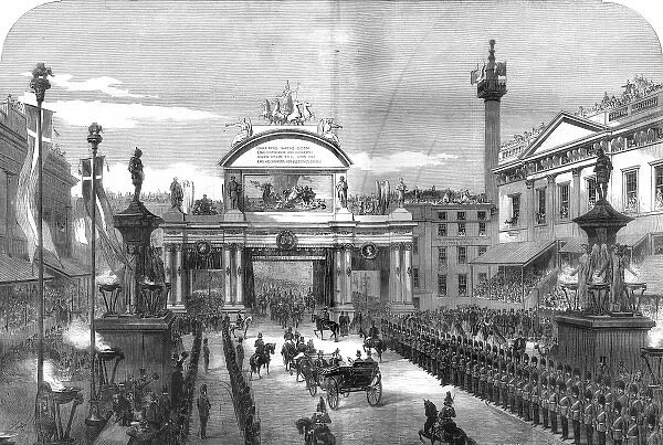 Royal wedding 1863 - procession at London Bridge
