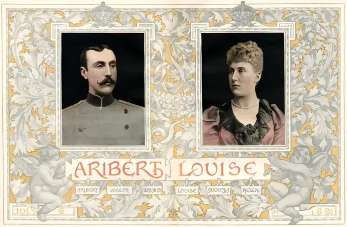 Framed Print : Royal Wedding 1891 - Aribert and Louise Framed Print : Royal Wedding 1891 - Aribert and Louise