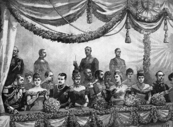 Framed Print : Royal wedding 1893 - opera visit before the marriage Framed Print : Royal wedding 1893 - opera visit before the marriage