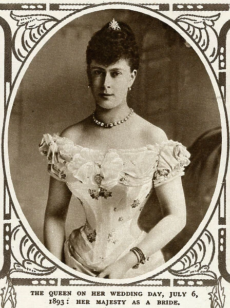 Royal wedding 1893 - Princess May of Teck