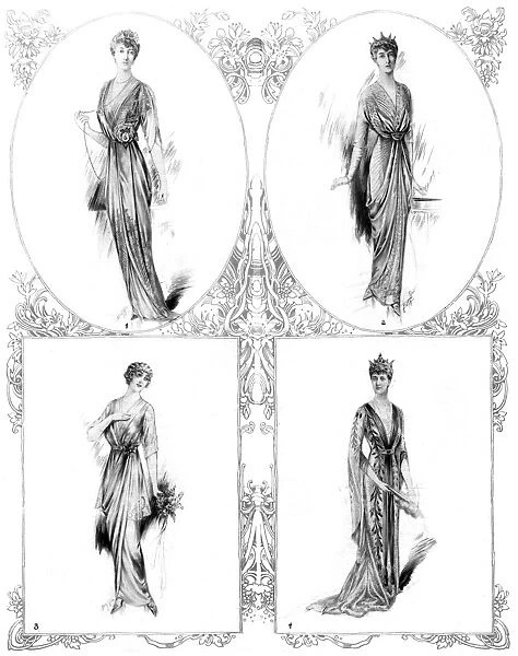 Royal Wedding 1913 -- Connaught Fife -- four gowns