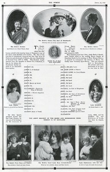 Royal Wedding 1923 - Strathmore family tree