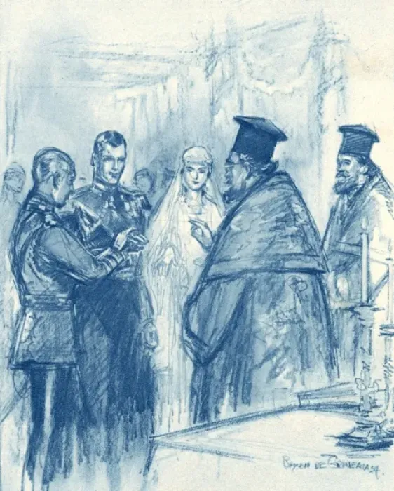 Framed Print : Royal Wedding 1934 - Greek Orthodox Ceremony Framed Print : Royal Wedding 1934 - Greek Orthodox Ceremony