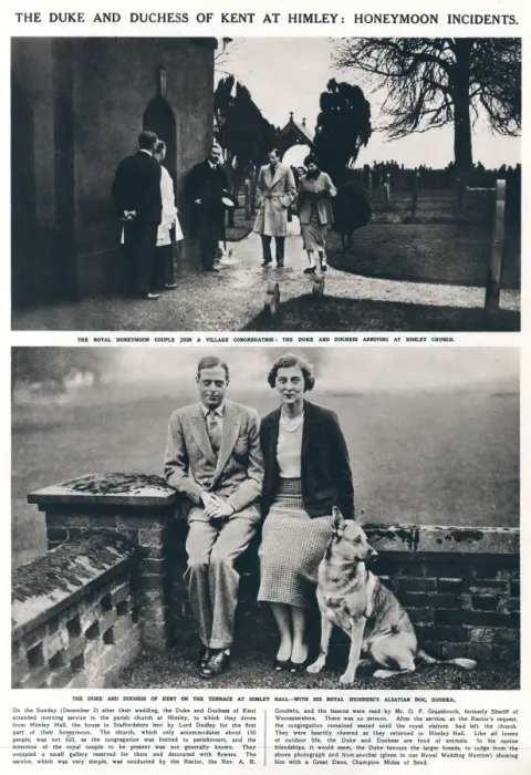 Framed Print : Royal Wedding 1934 - honeymoon incidents Framed Print : Royal Wedding 1934 - honeymoon incidents