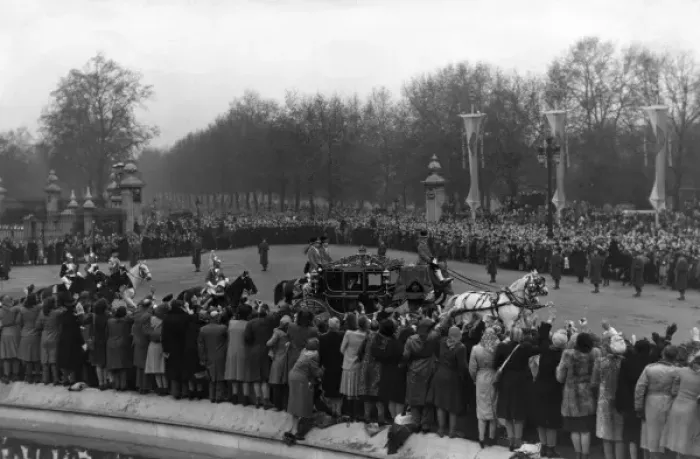Framed Print : Royal Wedding 1947 Framed Print : Royal Wedding 1947