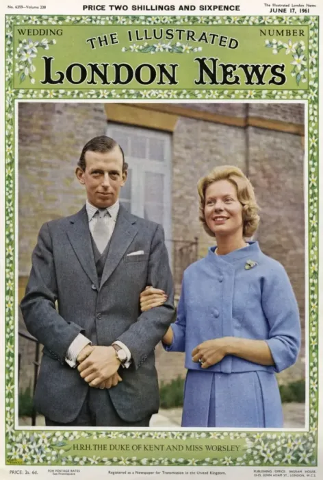 Framed Print : Royal Wedding 1961 - ILN front cover Framed Print : Royal Wedding 1961 - ILN front cover