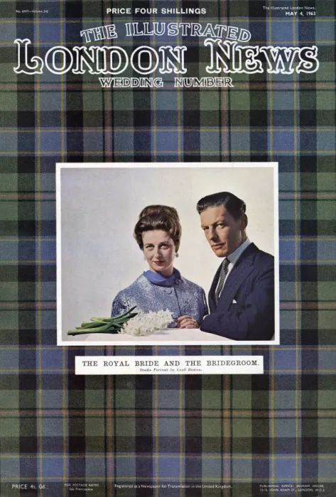Framed Print : Royal Wedding 1963 - ILN front cover Framed Print : Royal Wedding 1963 - ILN front cover
