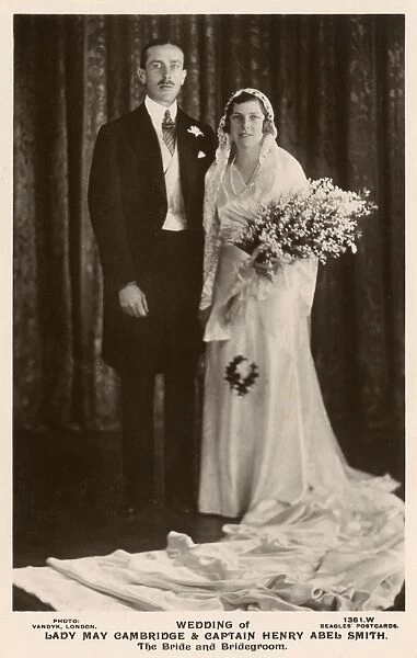 Royal wedding of Henry Abel Smith to Lady May Cambridge, 1931