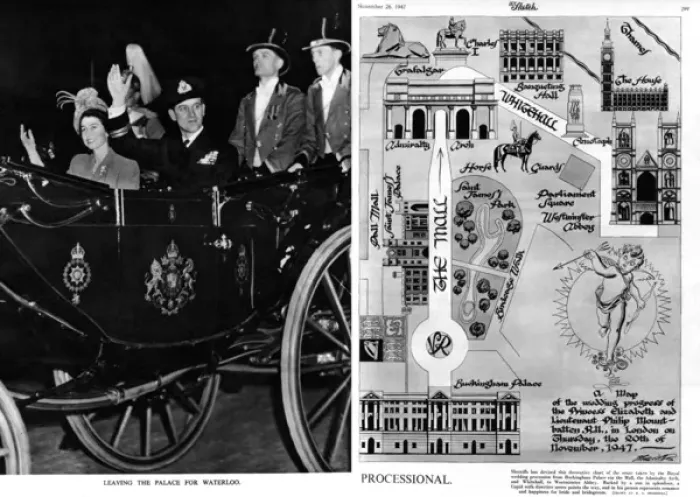 Framed Print : Royal Wedding- processional route & leaving for honeymoon Framed Print : Royal Wedding- processional route & leaving for honeymoon