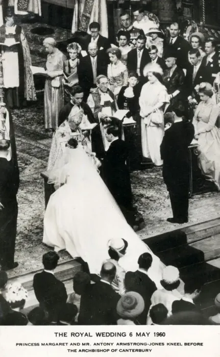 Framed Print : The Royal Wedding at Westminster Abbey - Princess Margaret Framed Print : The Royal Wedding at Westminster Abbey - Princess Margaret