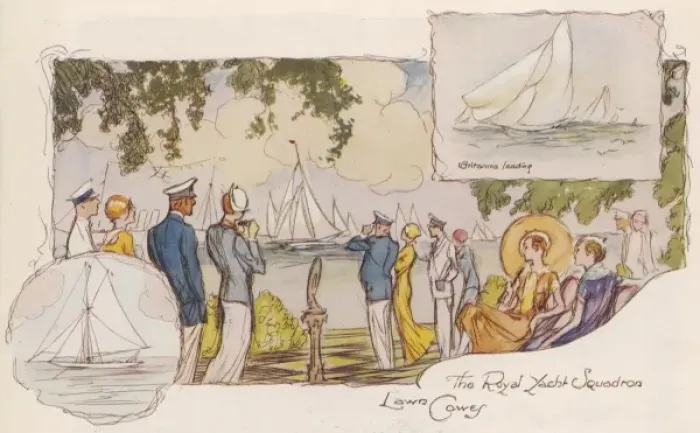 Framed Print : The Royal Yacht Squadron at Cowes Framed Print : The Royal Yacht Squadron at Cowes
