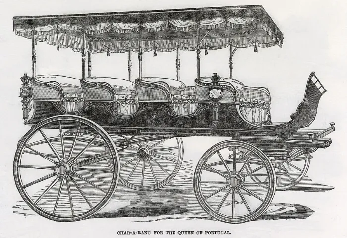 Framed Print : ROYALLY-OWNED CHARABANC Framed Print : ROYALLY-OWNED CHARABANC
