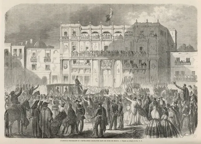 Framed Print : Royals in Mexico 1864 Framed Print : Royals in Mexico 1864