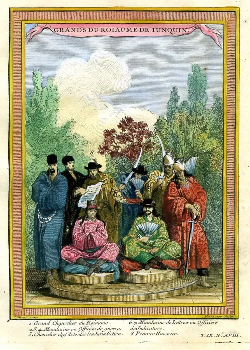Framed Print : Royalty of Tunquin (Vietnam)