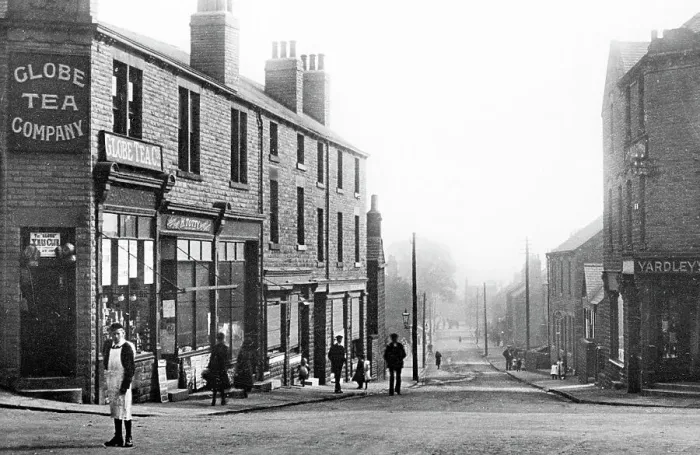 Framed Print : Royston Church Street early 1900s Framed Print : Royston Church Street early 1900s