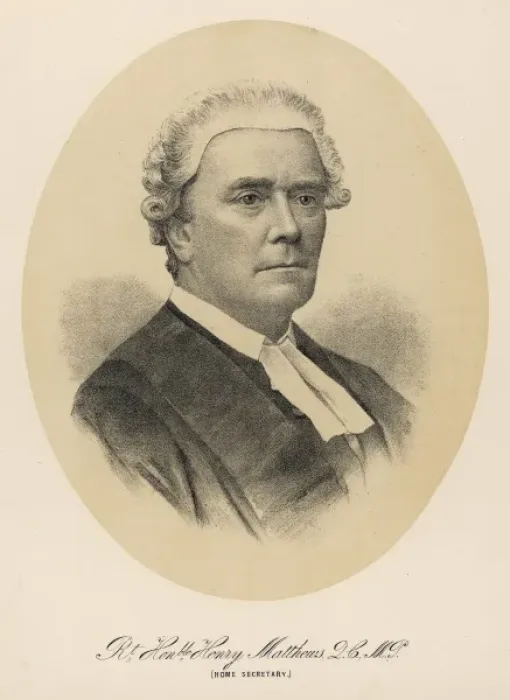Framed Print : Rt. Hon. Henry Matthews