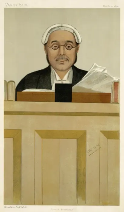 Framed Print : The Rt Hon Sir C. S. C. Bowen, Vanity Fair, Spy Framed Print : The Rt Hon Sir C. S. C. Bowen, Vanity Fair, Spy