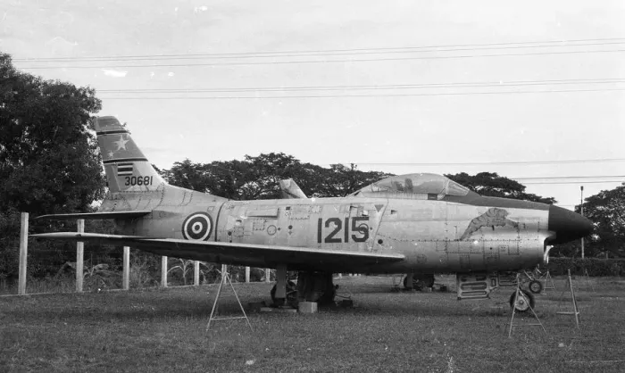 Framed Print : RTAF Museum - F-86L Framed Print : RTAF Museum - F-86L