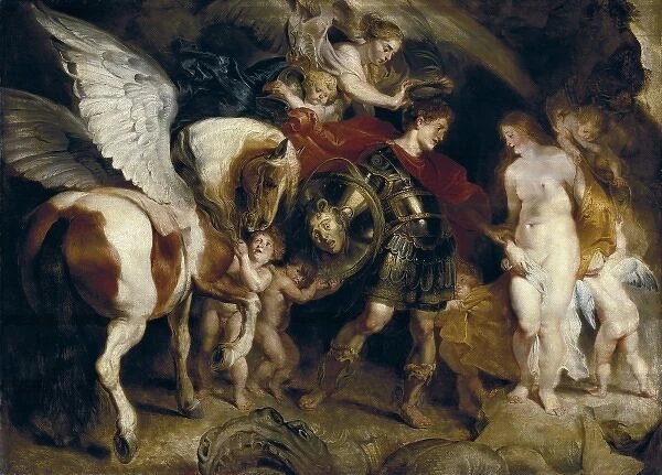RUBENS, Peter Paul (1577-1640). Perseus and Andromeda