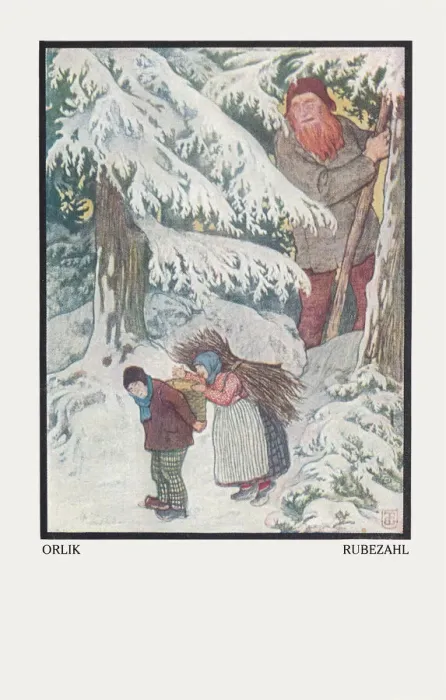 Framed Print : Rubezahl. Artists interpretation of a scene from Rubezahl, a traditional tale Framed Print : Rubezahl. Artists interpretation of a scene from Rubezahl, a traditional tale