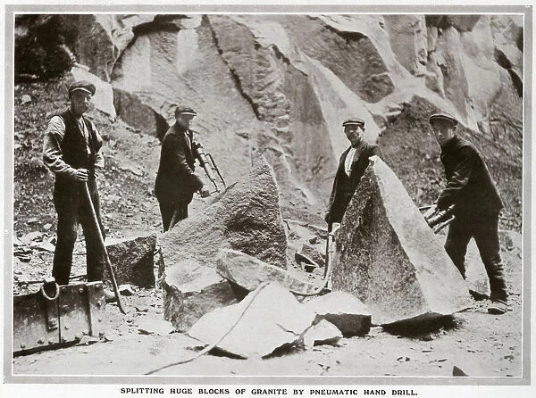 Rubislaw Quarry in Aberdeen 1909