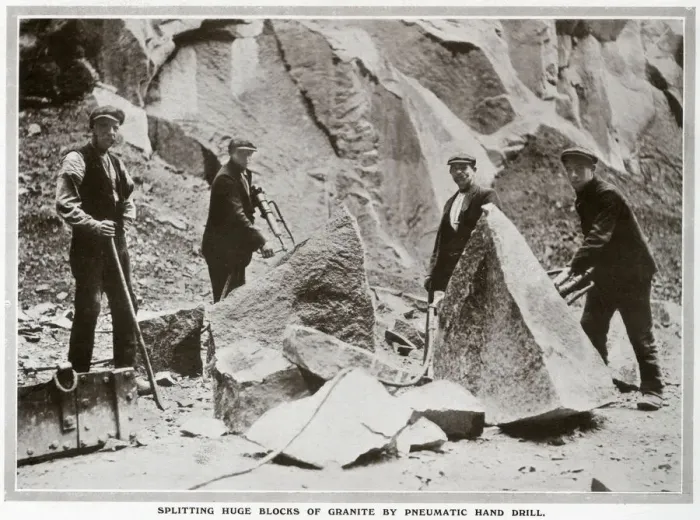 Framed Print : Rubislaw Quarry in Aberdeen 1909 Framed Print : Rubislaw Quarry in Aberdeen 1909