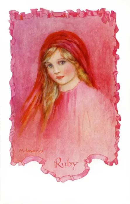 Framed Print : Ruby by Millicent Sowerby Framed Print : Ruby by Millicent Sowerby