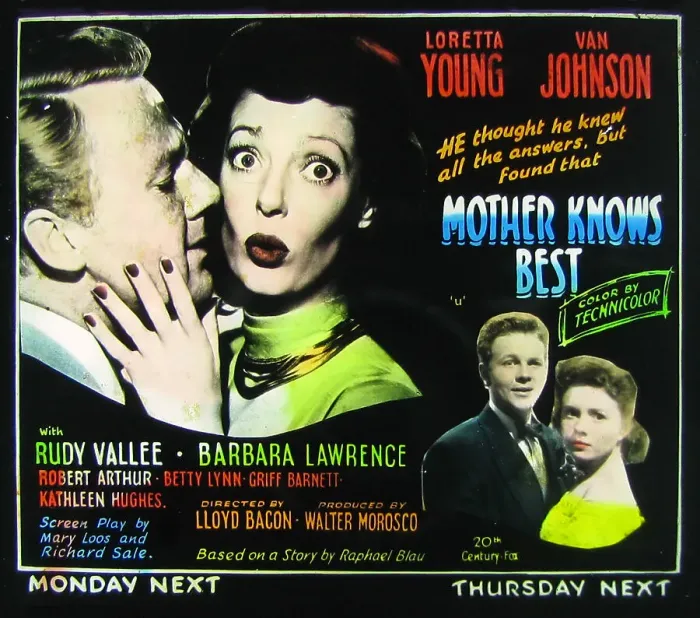 Framed Print : Rudy Vallee Barbara Lawrence Mother Knows Best Framed Print : Rudy Vallee Barbara Lawrence Mother Knows Best