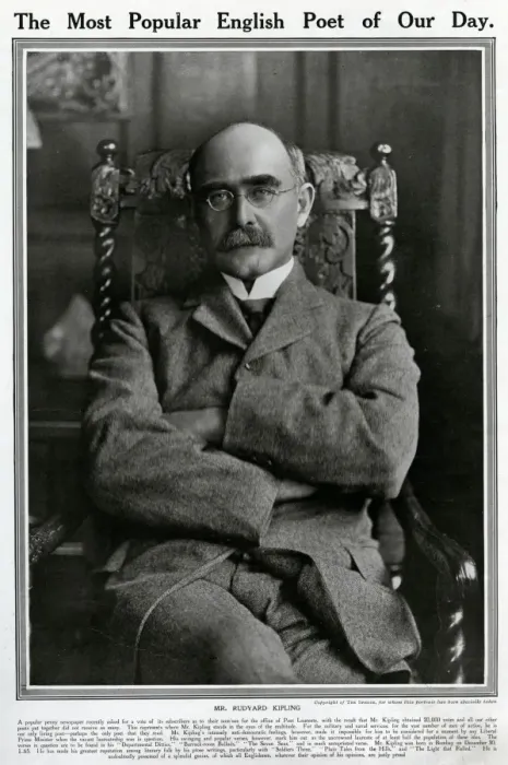 Framed Print : Rudyard Kipling in 1913 Framed Print : Rudyard Kipling in 1913