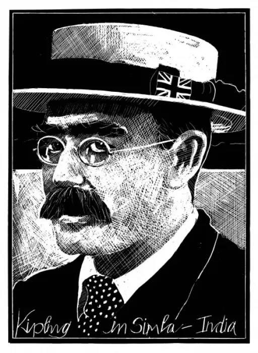 Framed Print : Rudyard Kipling Framed Print : Rudyard Kipling