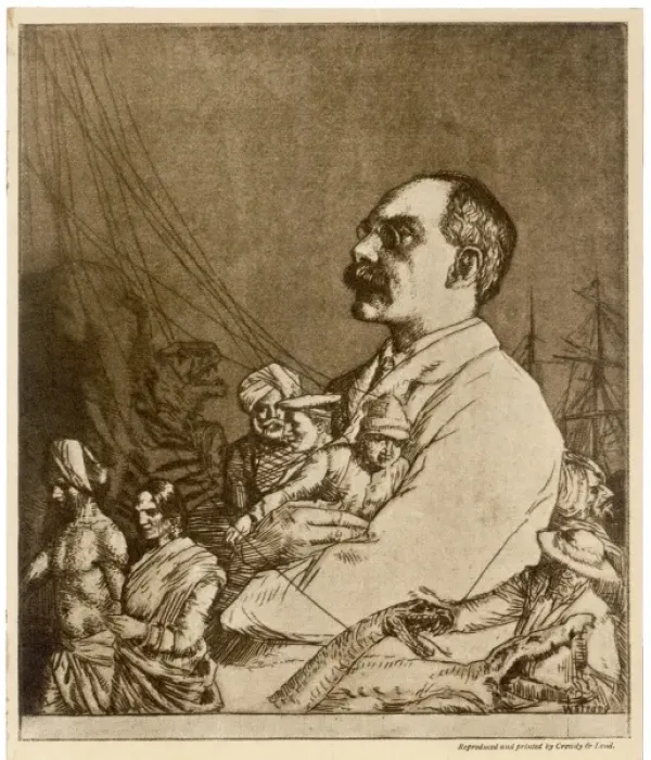 Framed Print : Rudyard Kipling Framed Print : Rudyard Kipling
