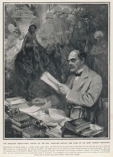 Rudyard Kipling by Cyrus Cuneo