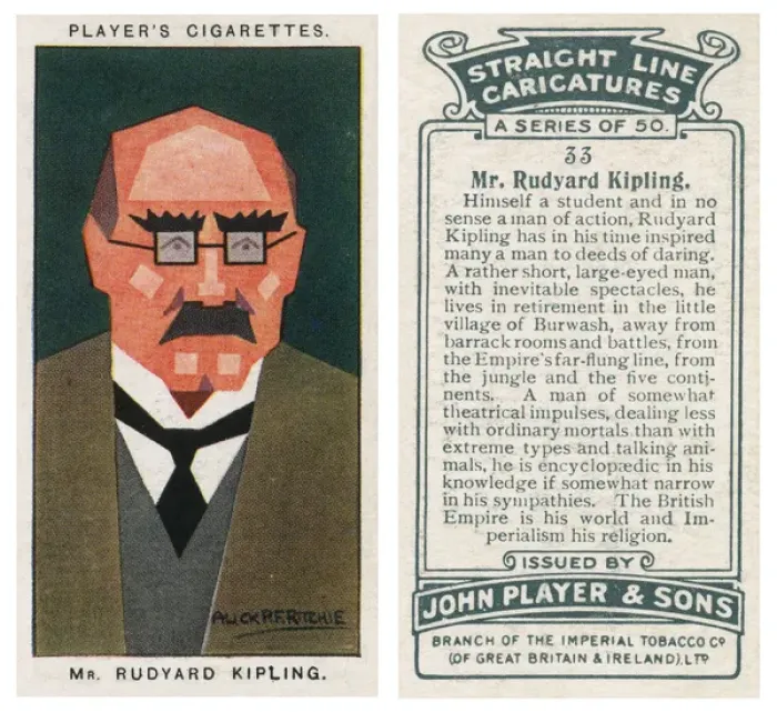Framed Print : Rudyard Kipling - English novelist Framed Print : Rudyard Kipling - English novelist