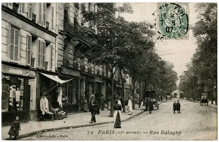 Framed Print : Rue Balagny, Avenue de St Ouen, Paris, France Framed Print : Rue Balagny, Avenue de St Ouen, Paris, France