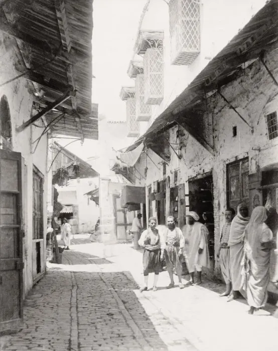 Framed Print : Rue du Souk, street to the Souk, Belat, Tunisia Framed Print : Rue du Souk, street to the Souk, Belat, Tunisia