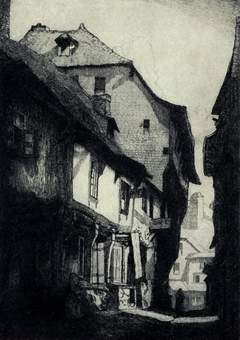 Framed Print : Rue de la Cordonnerie, Dinan Framed Print : Rue de la Cordonnerie, Dinan