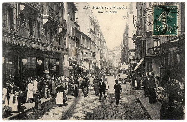 Rue de Levis, off the Rue Legendre, Paris, France