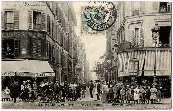 Rue Pouchet, Avenue de Clichy, Paris, France